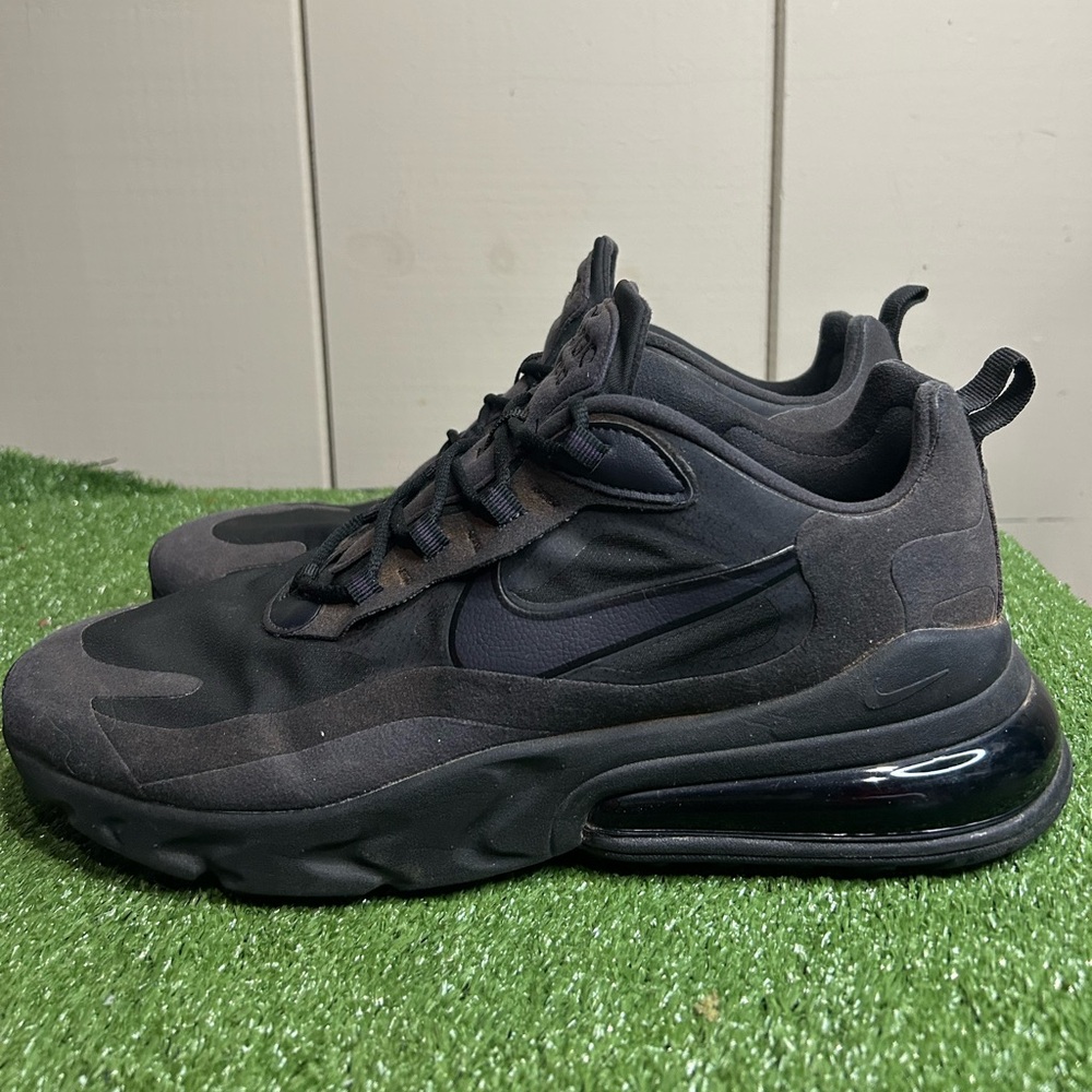 Size 12M- Nike Air Max 270 React
Hip Hop Triple Black